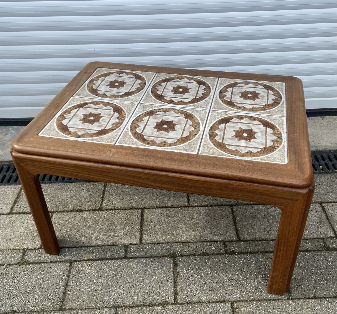 G Plan Teak Coffee Table With Tile Top