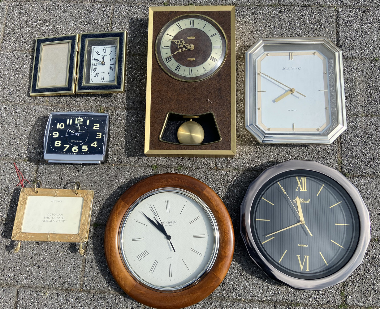 Selection of Wall Clocks and picture frames