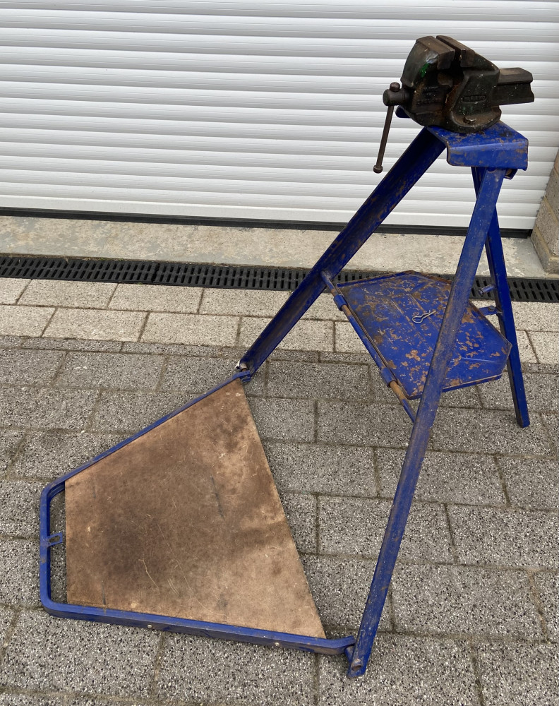 Record Stand and Vice