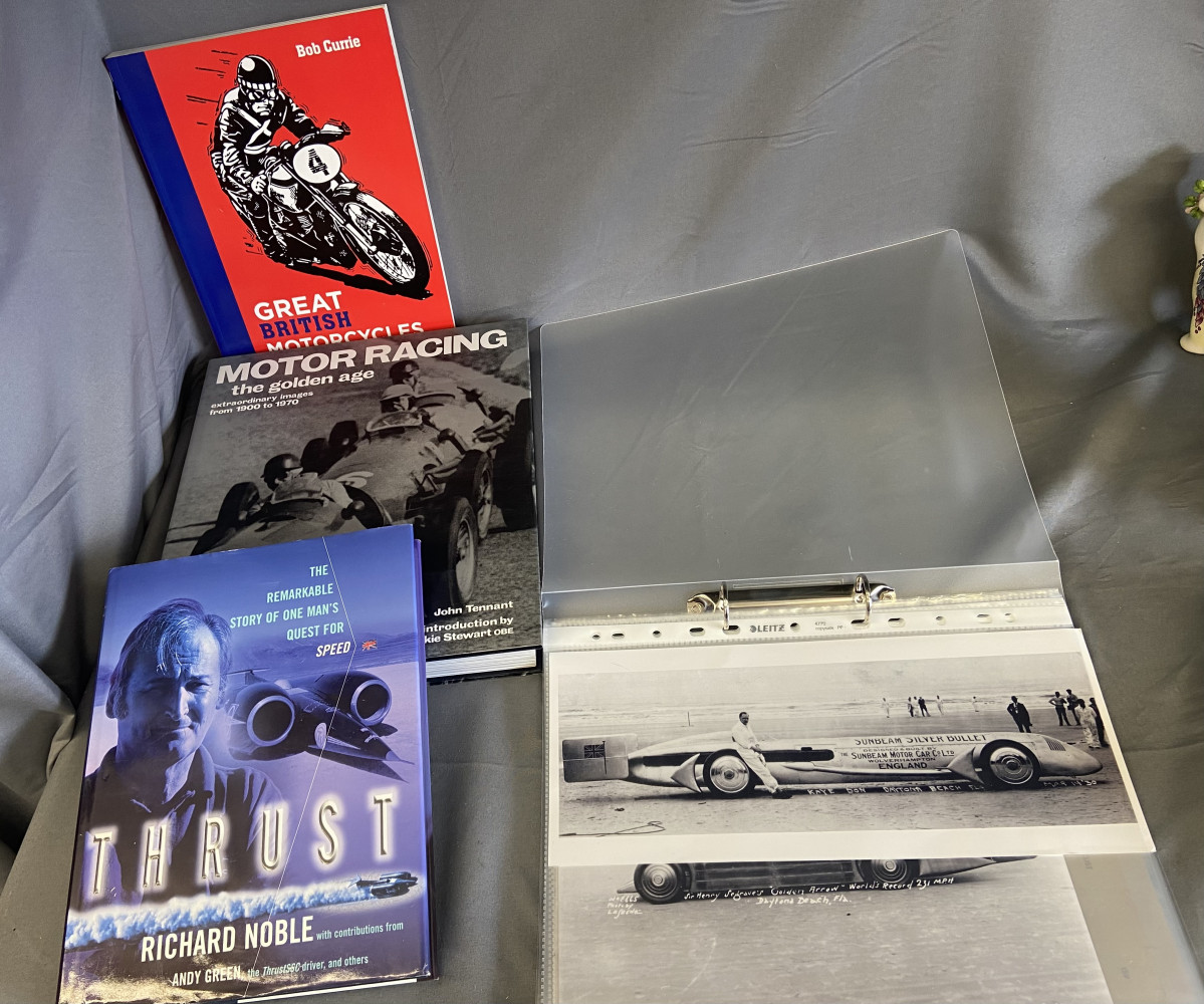 Landspeed Record books and large selection of photographs