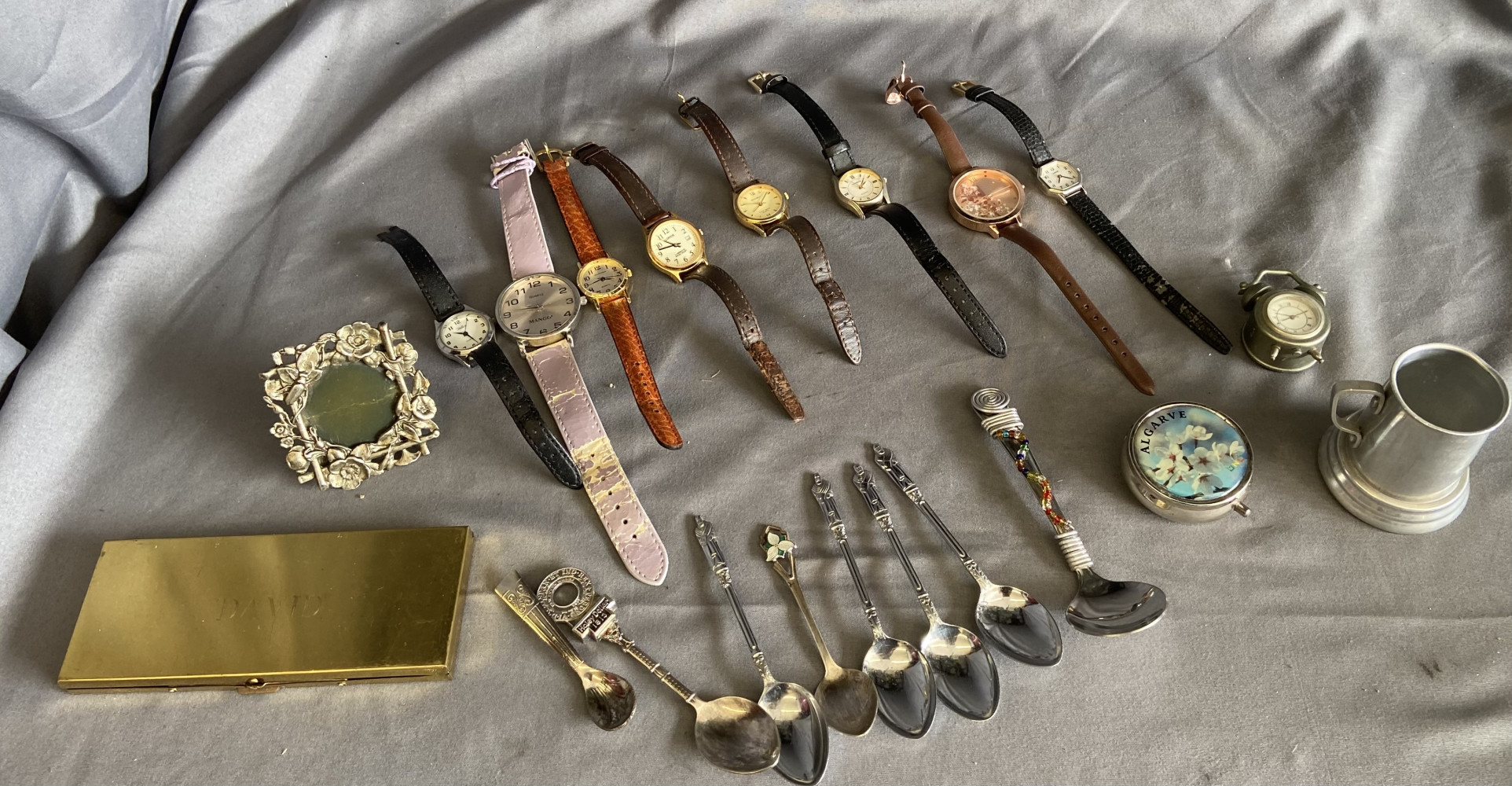 Watches, spoons and other collectables