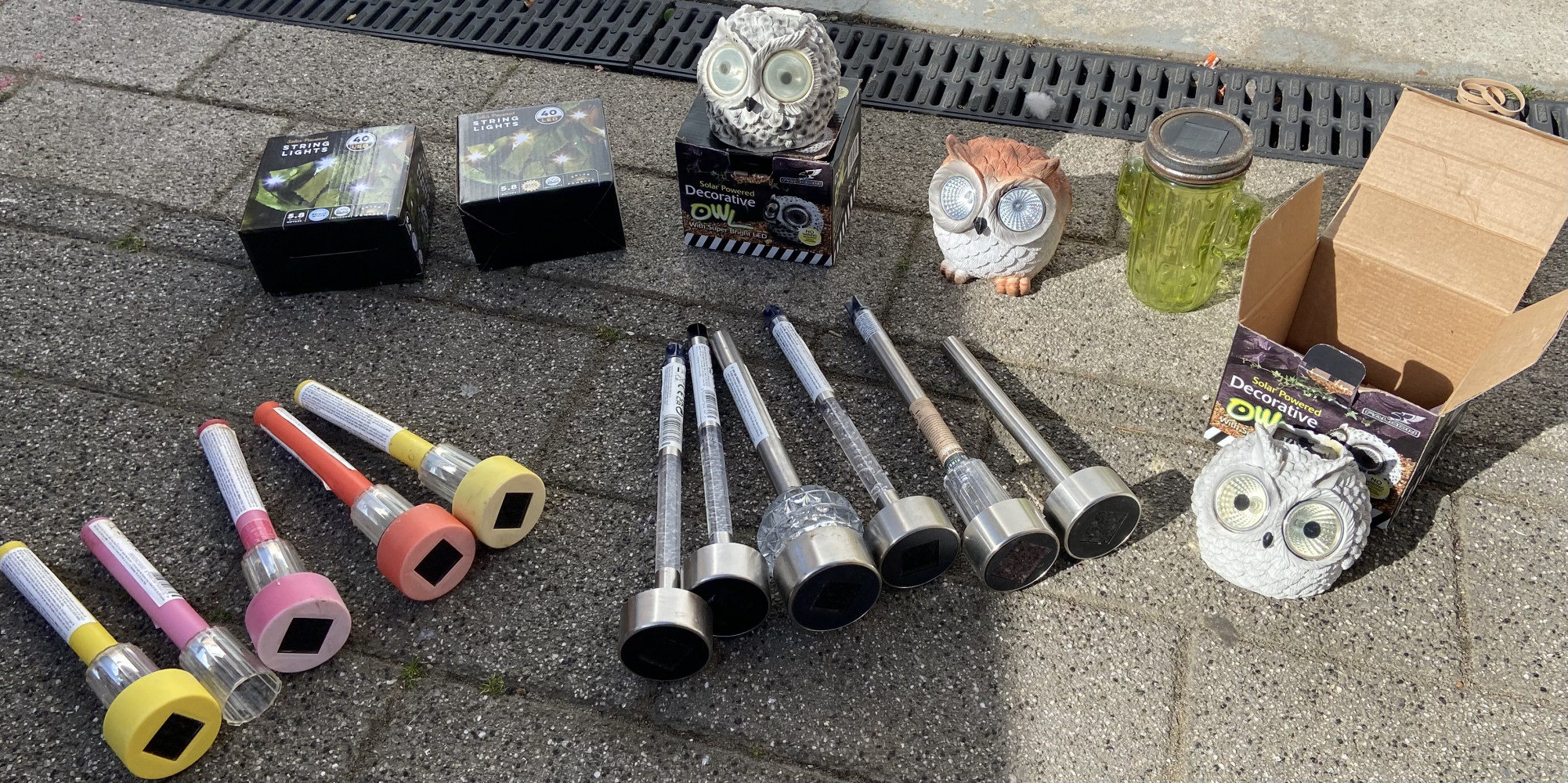 Garden items most solar
