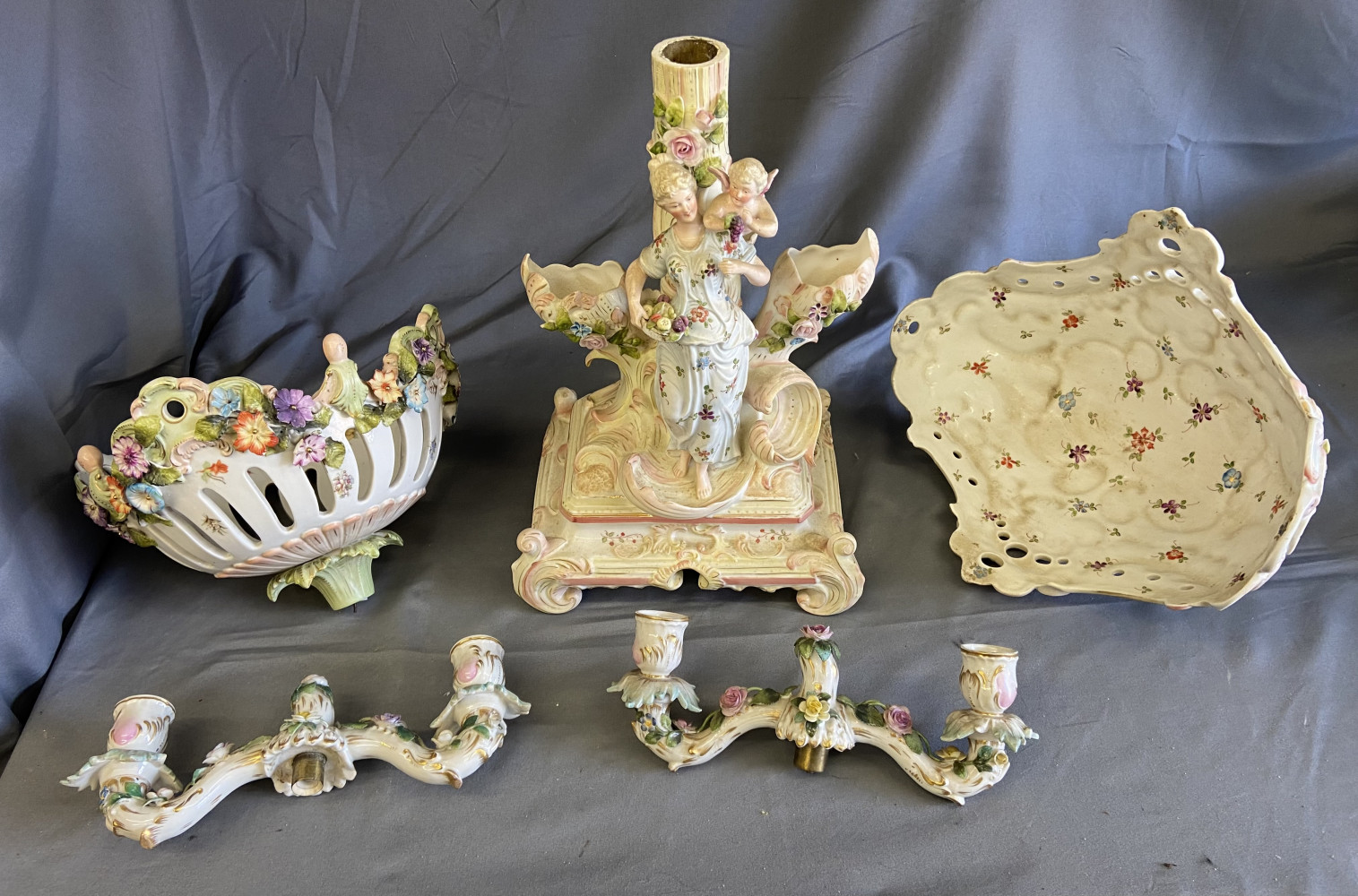 Antique German porcelain spare parts