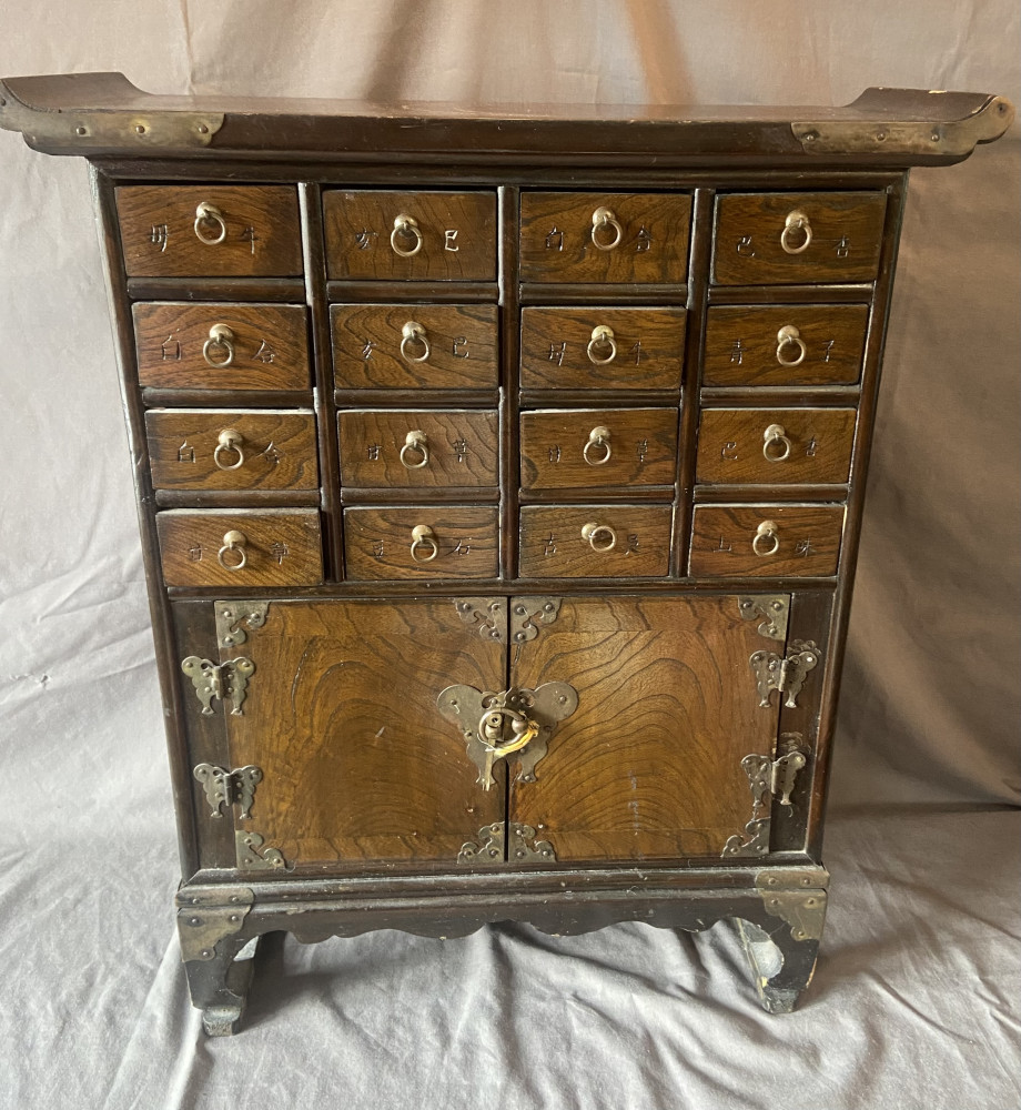 Far Eastern style Medicine Cabinet 68 x 56 x 22 cms