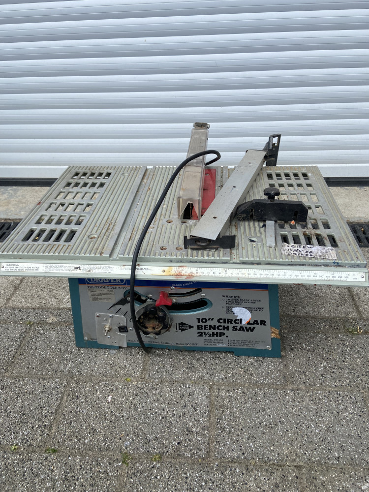 Draper 10" circular bench saw