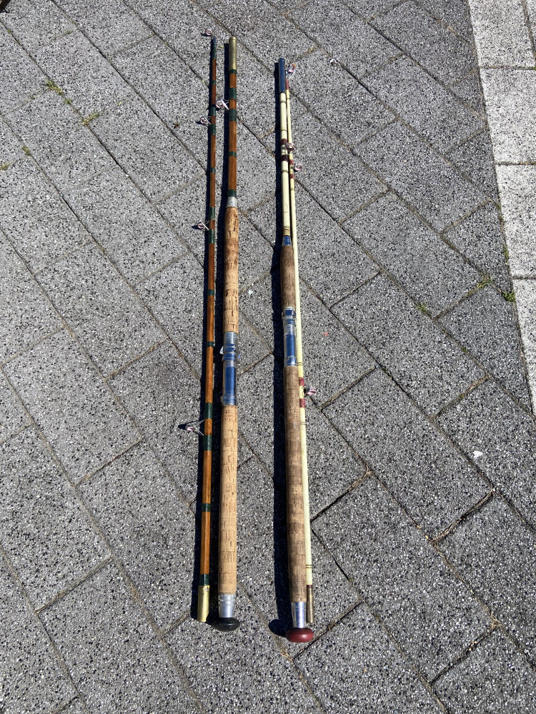 2 Vintage Fishing Rods great display pieces