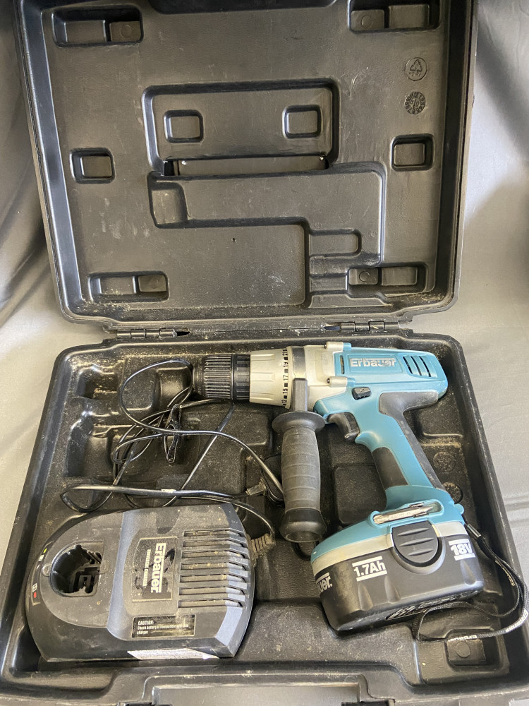 Cordless Erbauer drill