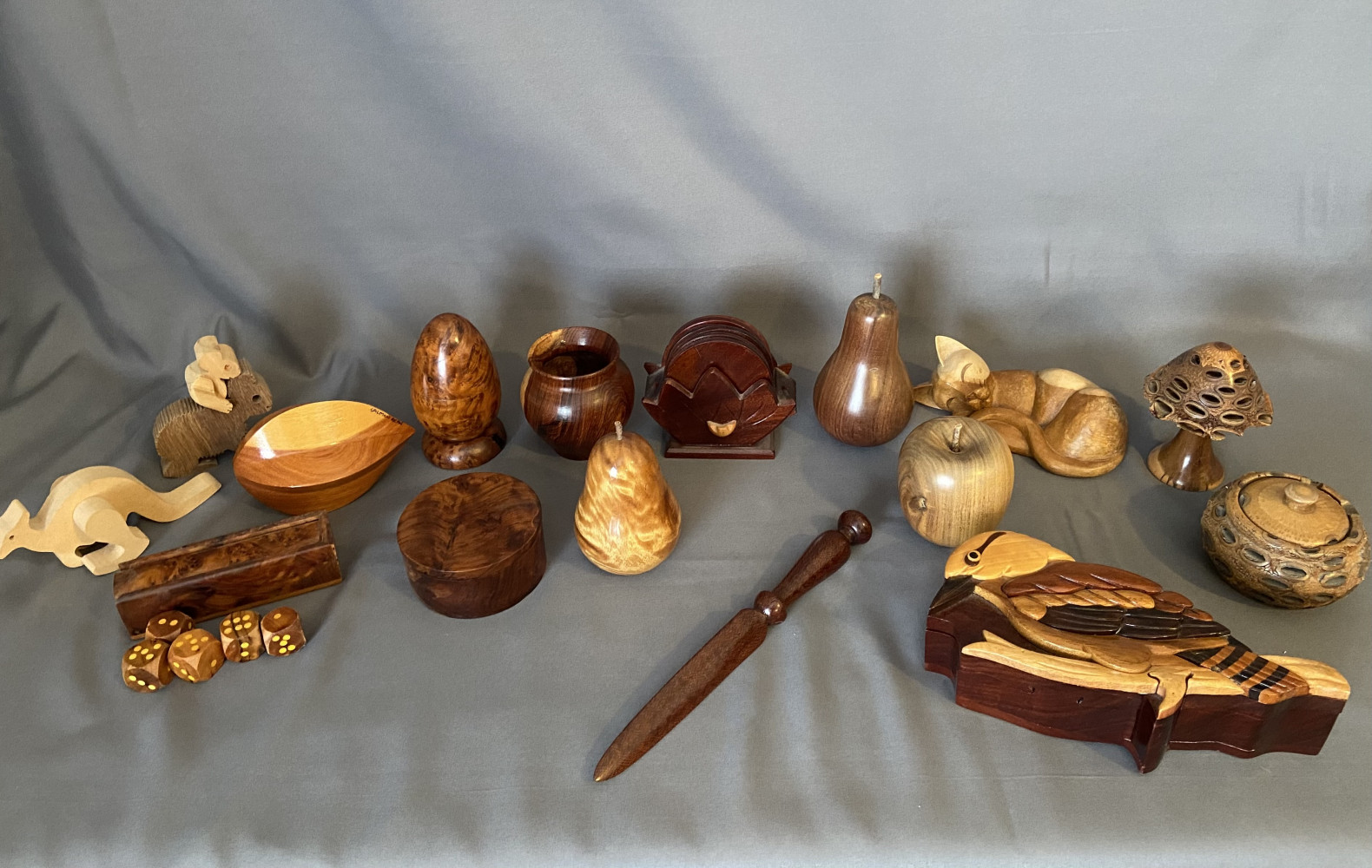 Mixed wooden collectables