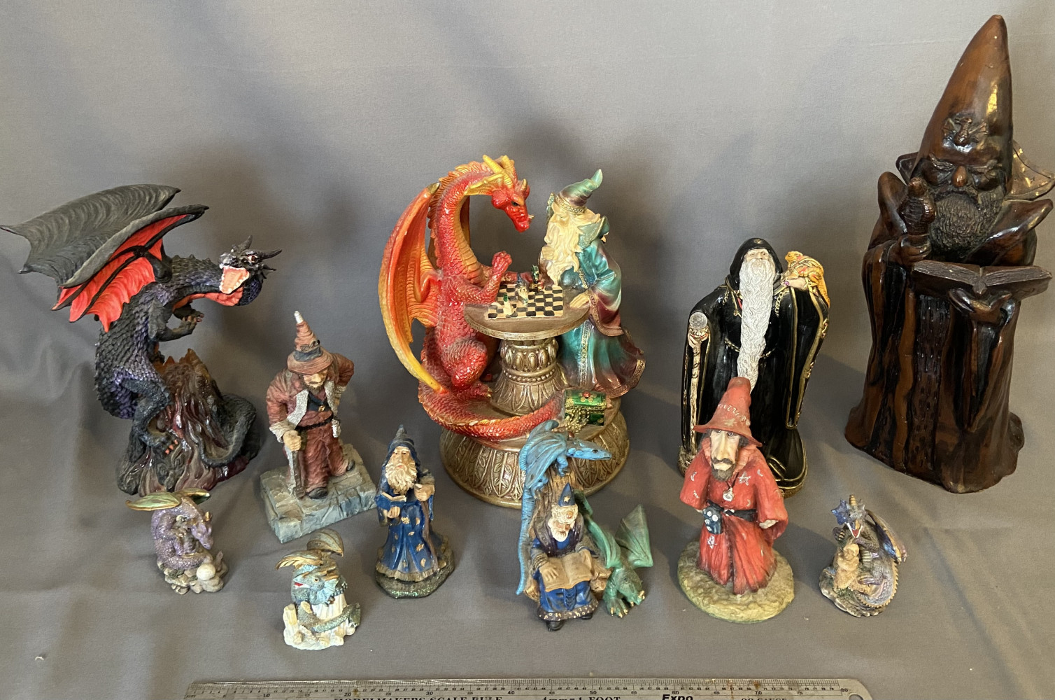 Mythical figures include several wizards and dragons