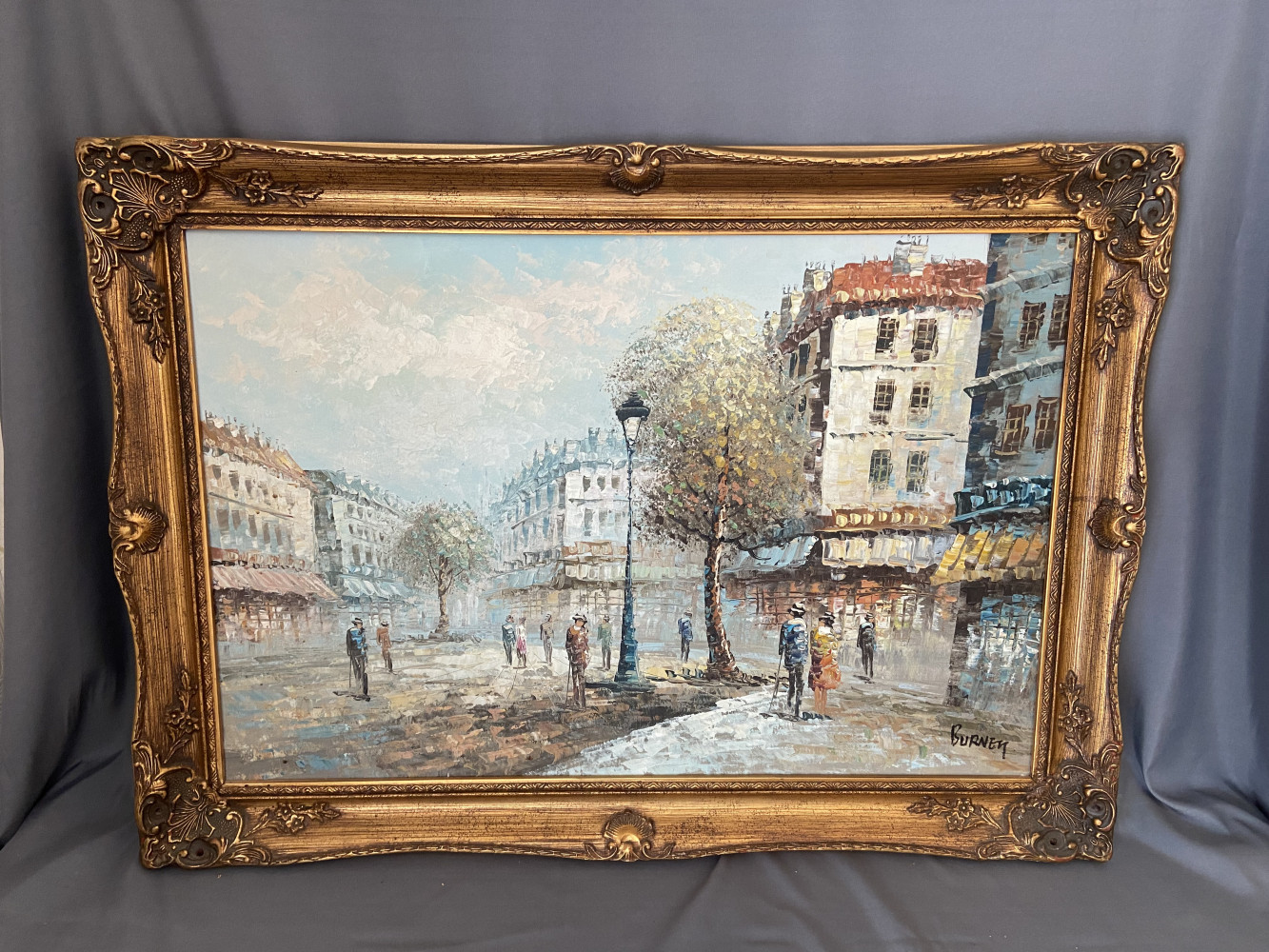 A rare Caroline Burnett (1877–1950) oil painting