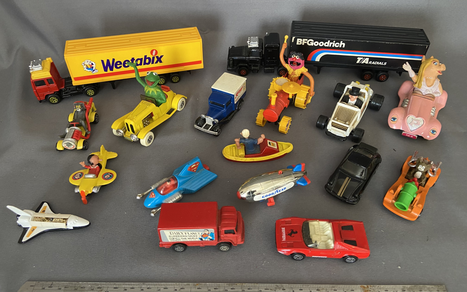 Mixed lot of Playworn Corgi toys