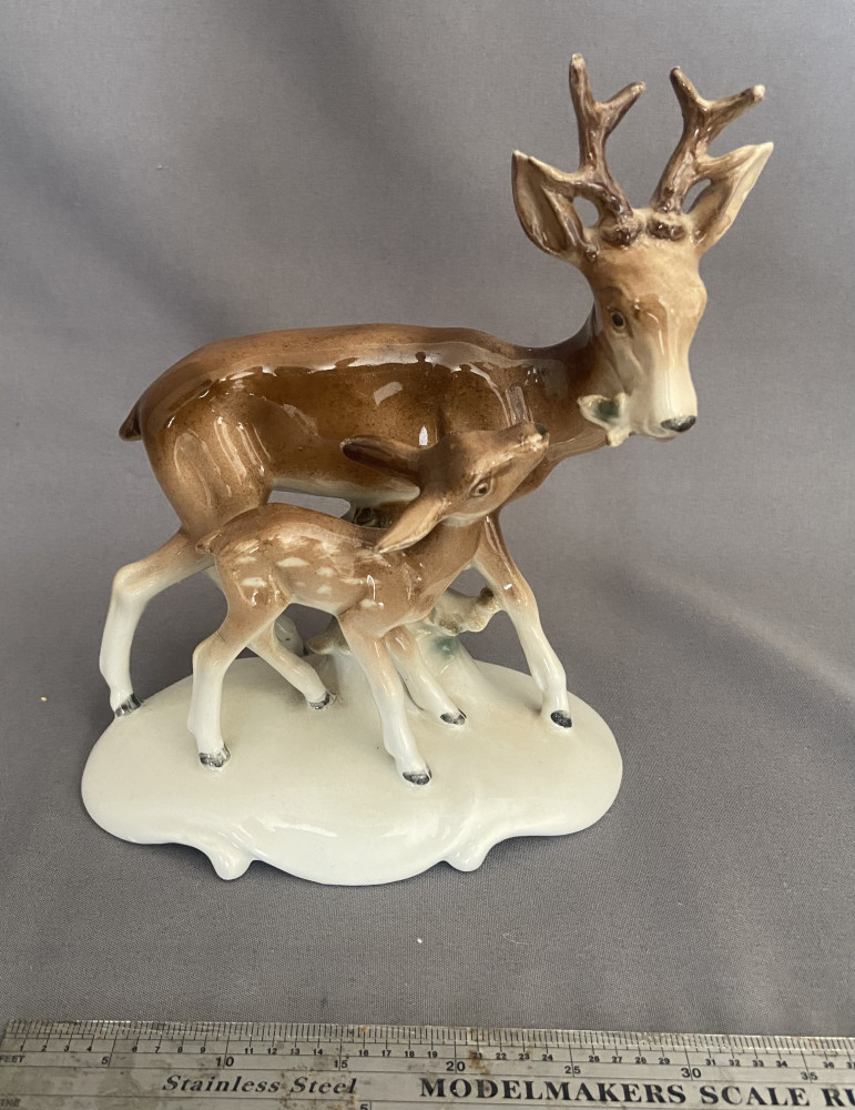 Vintage Royal Dux porcelain figurine