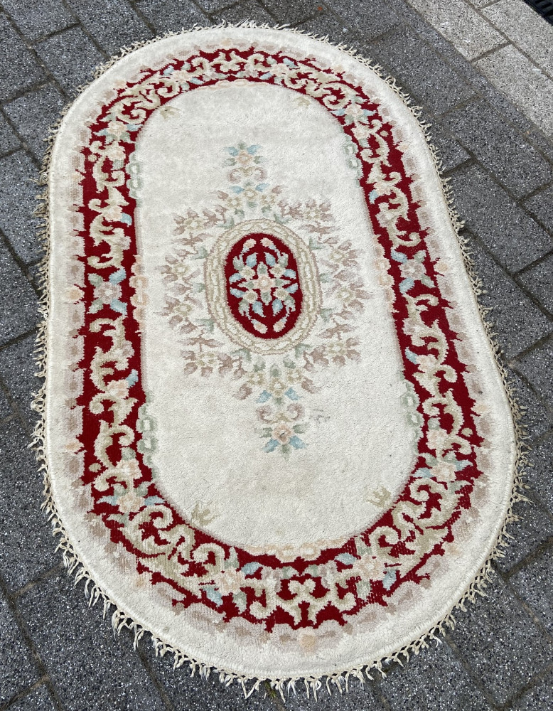 Large worn Rug