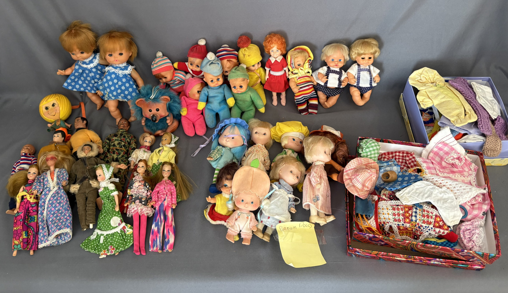 1970s Palitoy Pippa dolls, Strawberry Shortcake dolls and other rare vintage collectable dolls and large amount of accessories