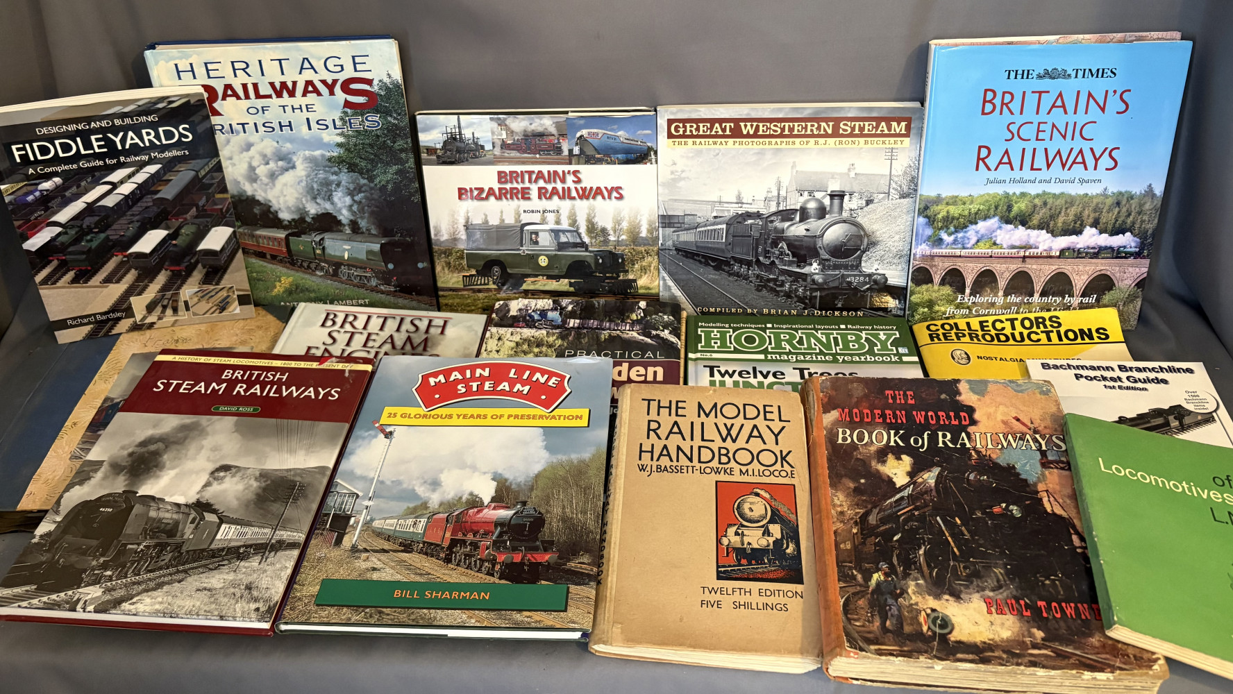Lot of railway books including model making books