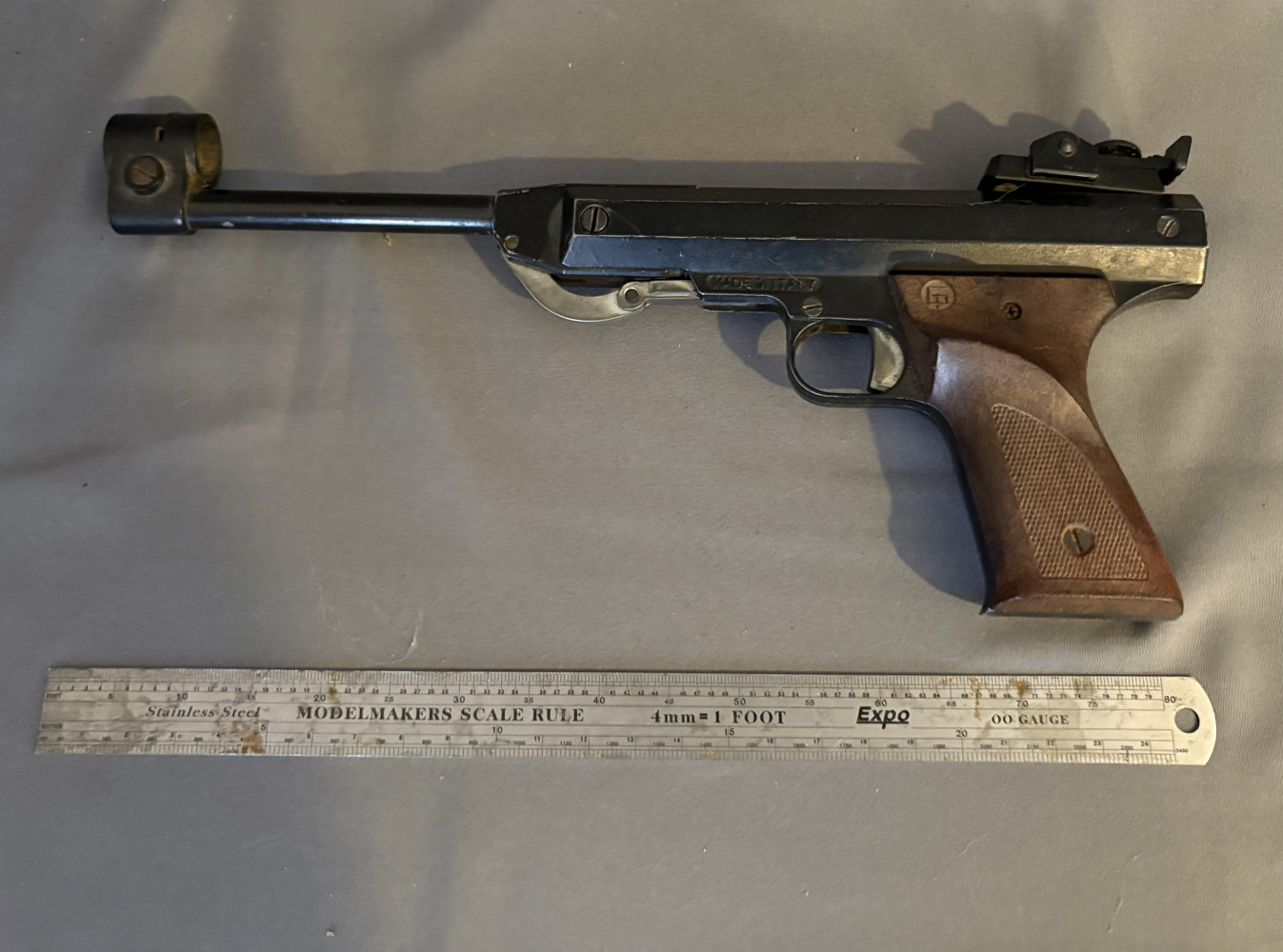 Italian-made .177 caliber air pistol