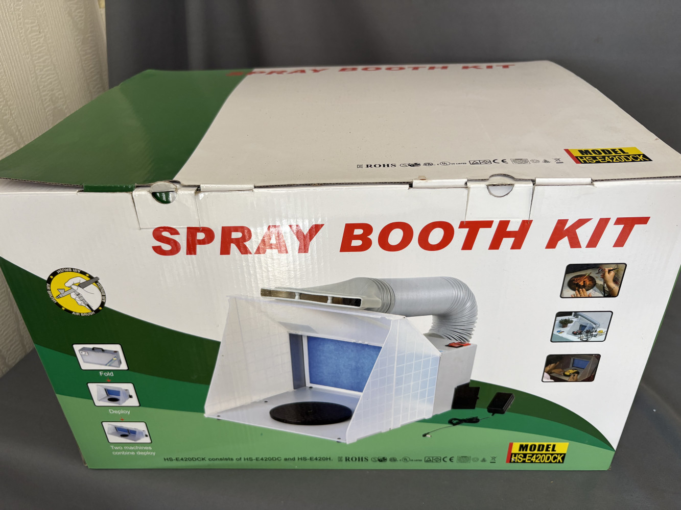 Spray booth kit missing power lead