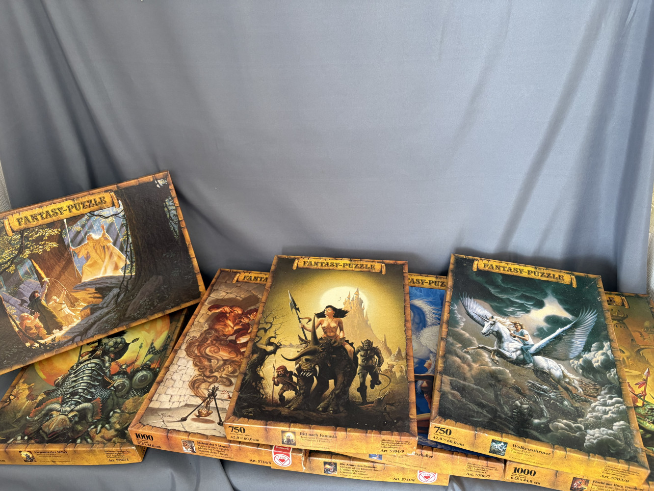 Large lot of rare fantasy puzzles