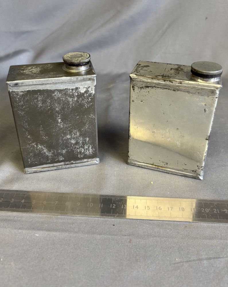 British Army Vickers Machine Gun oil tin from World War I or World War II