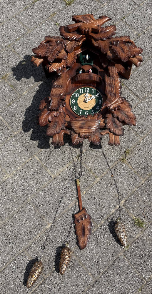 Large modern Cuckoo clock top case approx 65 cms tall