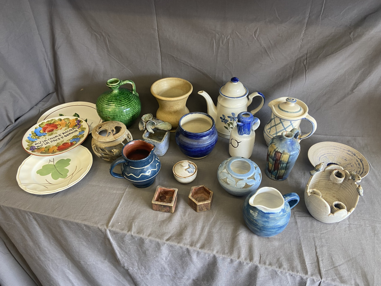 Large mixed lot of Studio Pottery