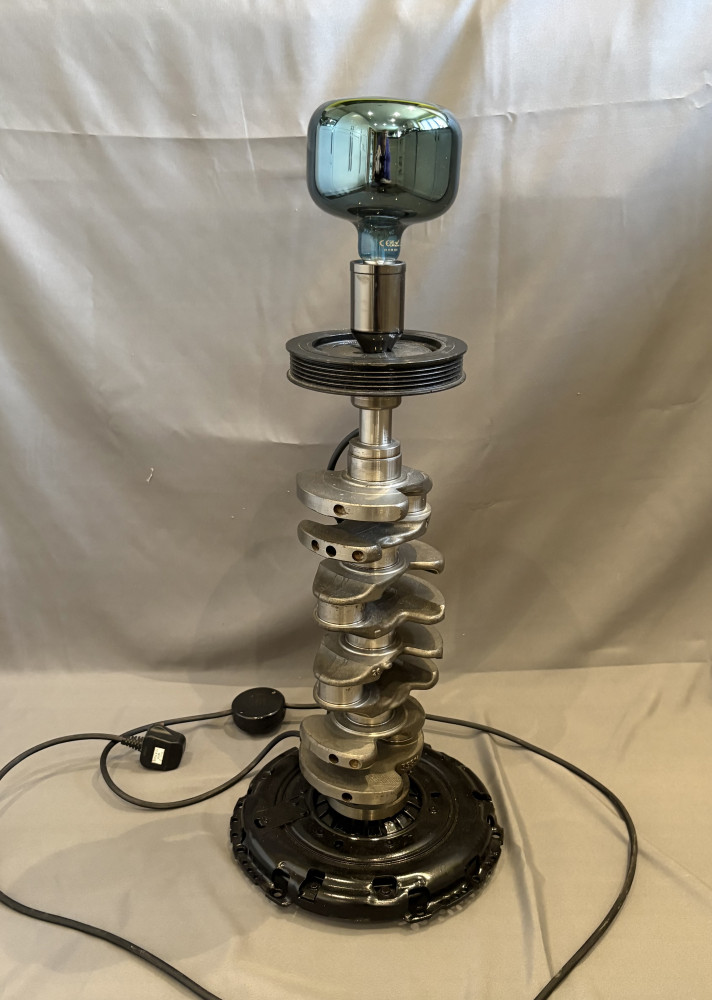 Crankshaft and clutch lamp fantastic piece 69cms high