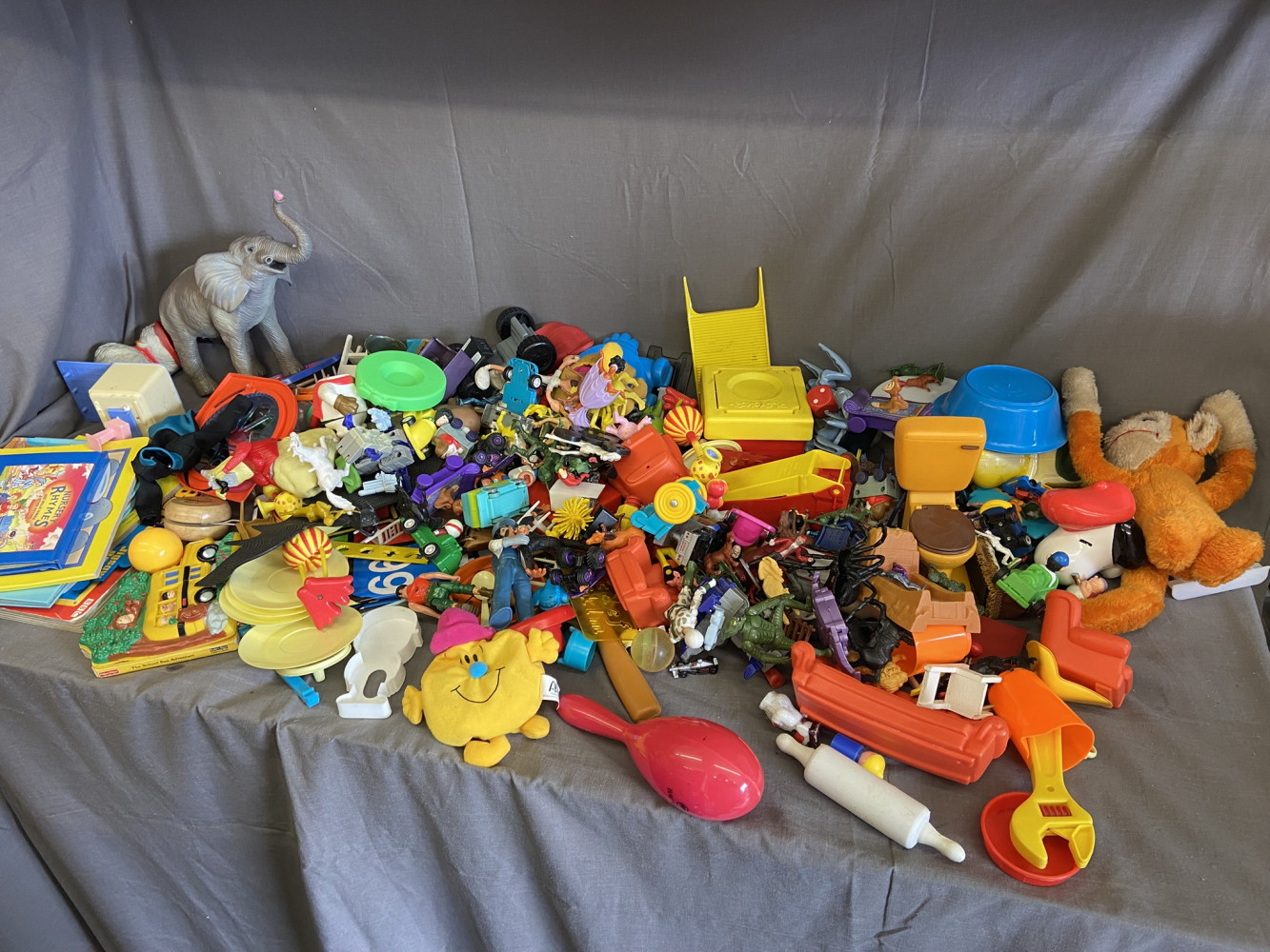 Large Collection of old small toys 