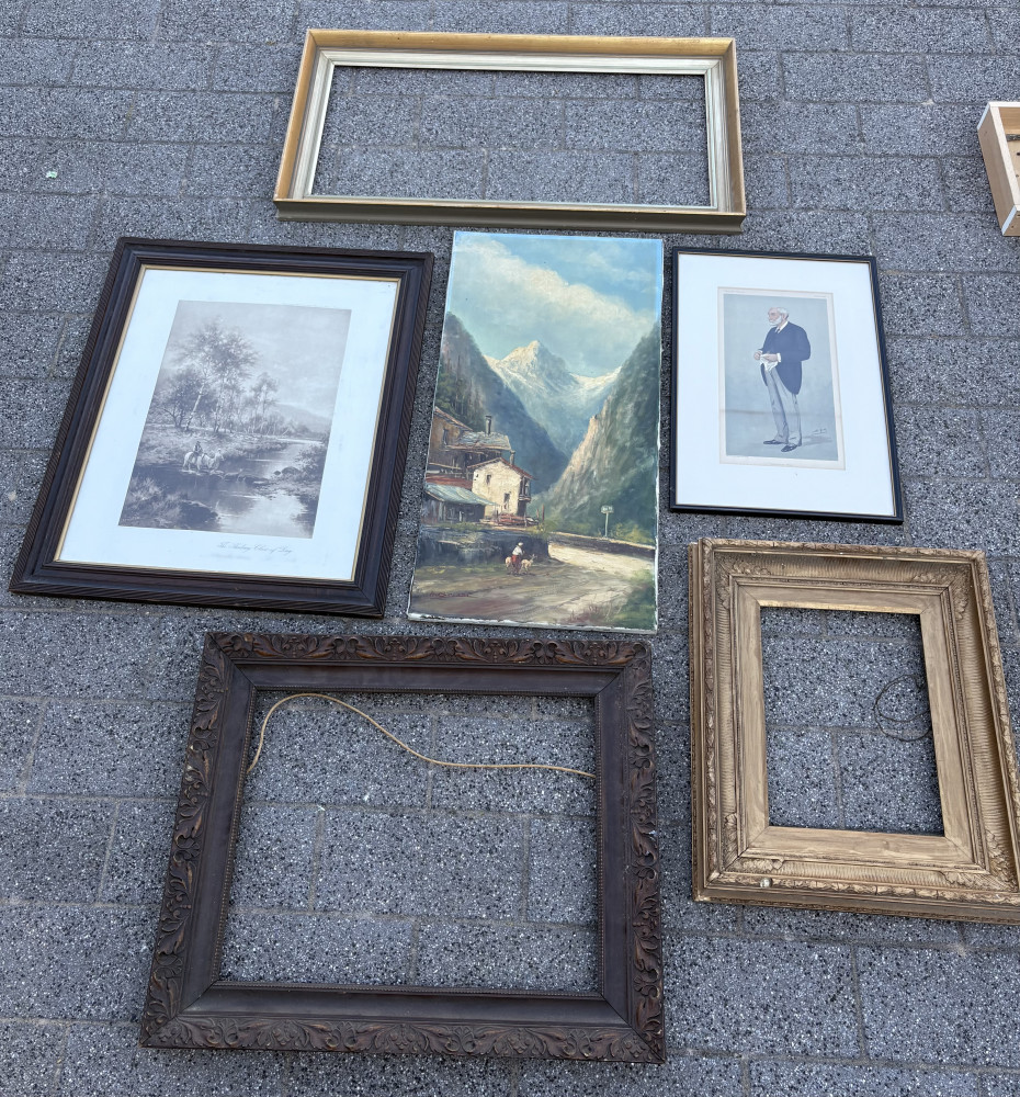 Vintage Pictures and picture frames