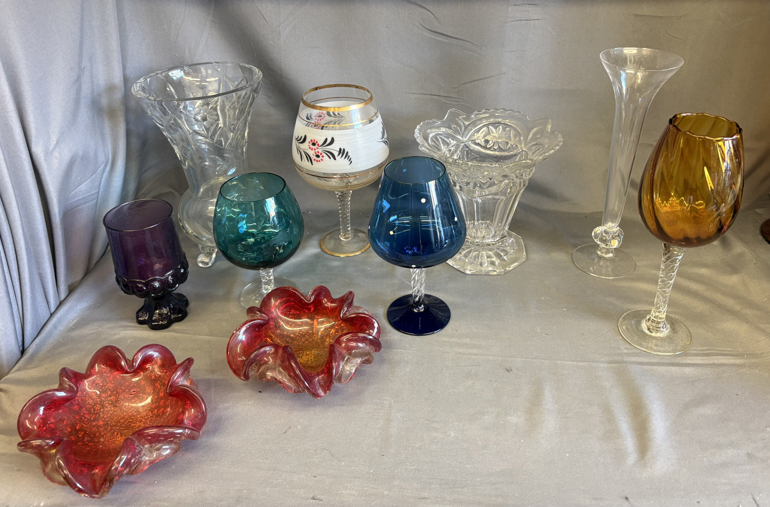 Collectable lot of glass some mid century