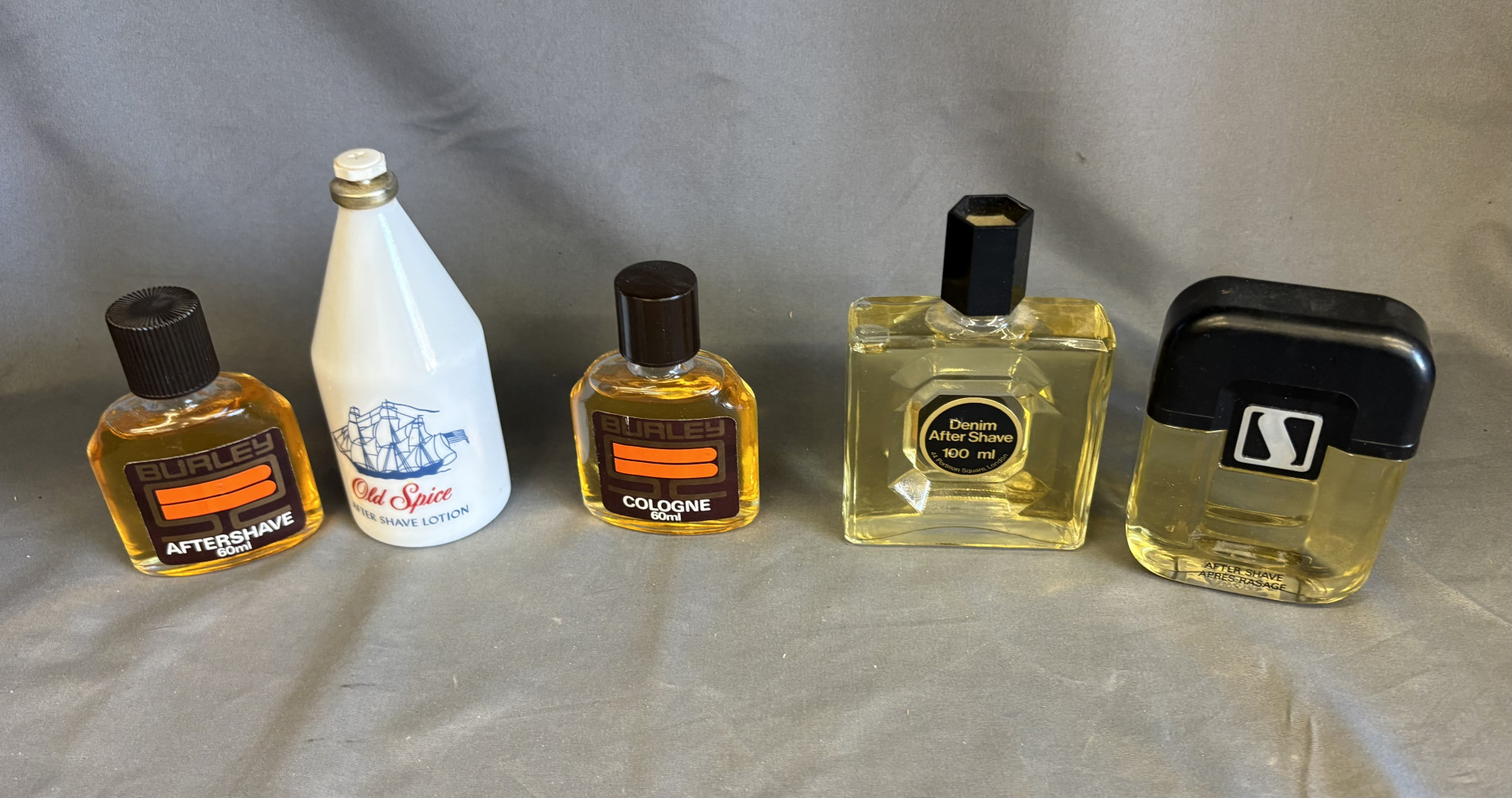 Mixed vintage aftershaves