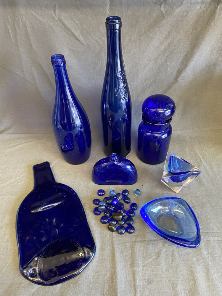 Cobalt Blue glass 