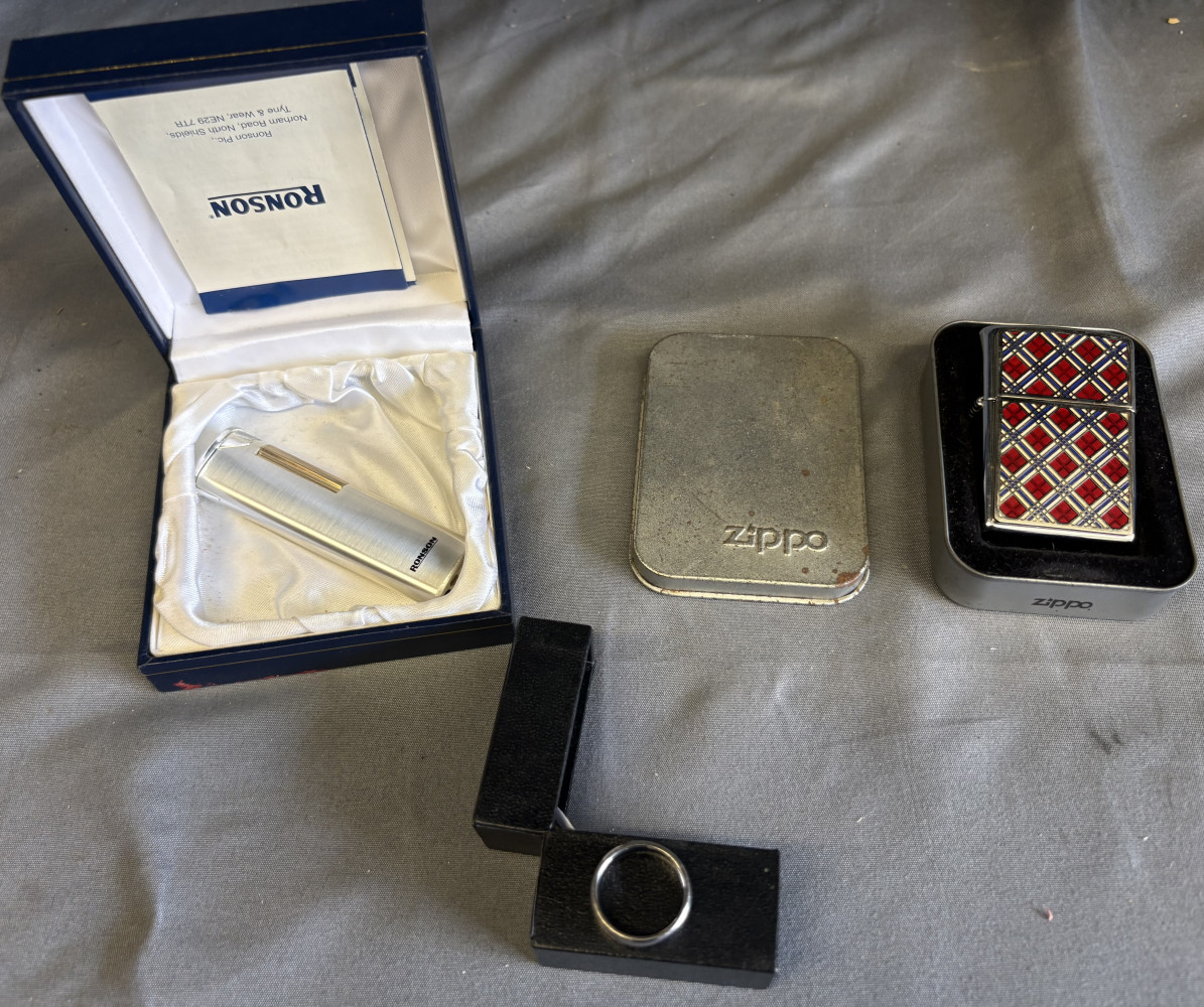 Little Titanium ring, zippo and other lighter