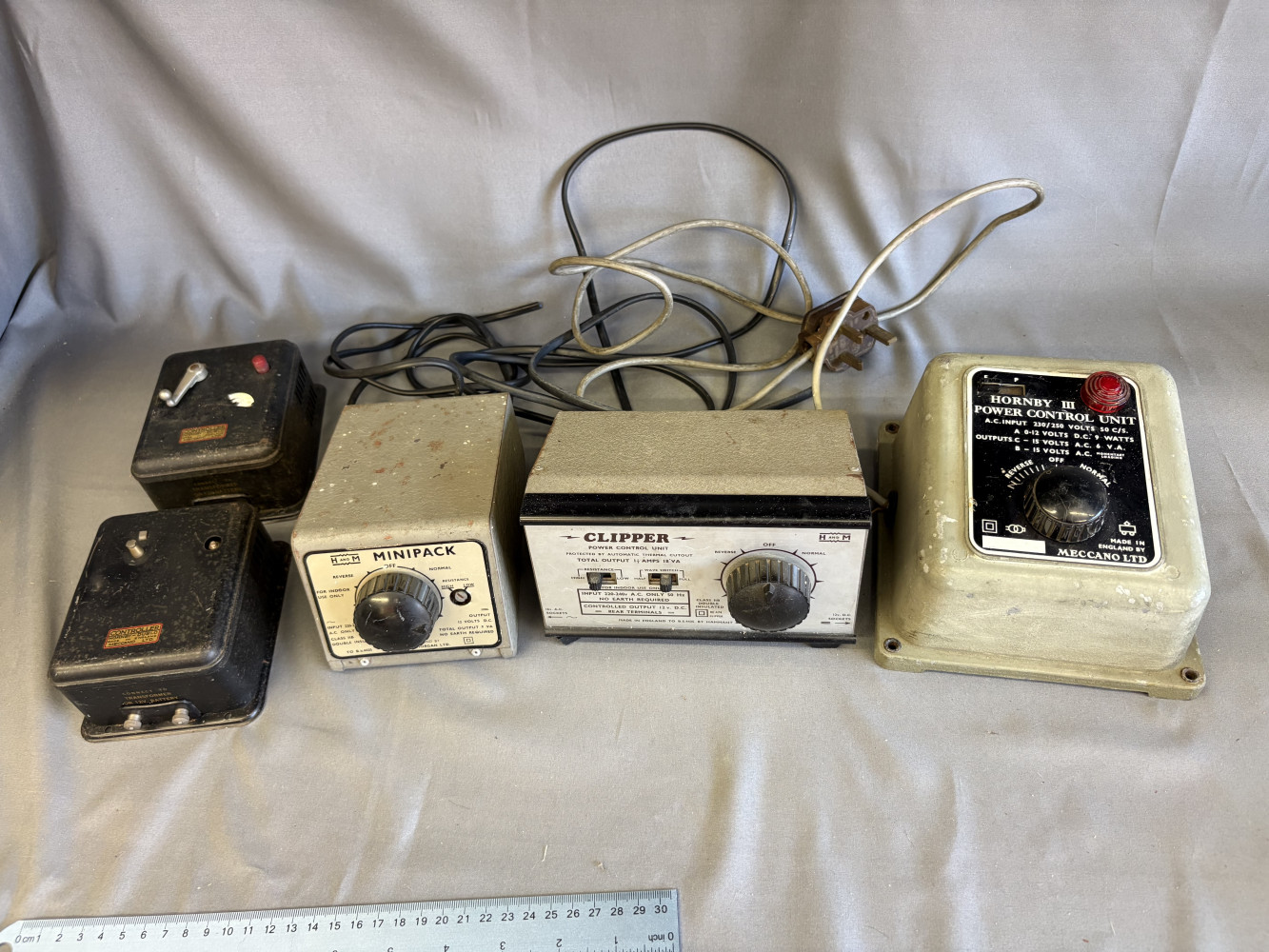 Various controllers including Hornby and H & M