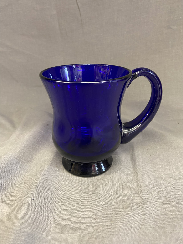 Thomas Webb Bristol Blue Glass Cup