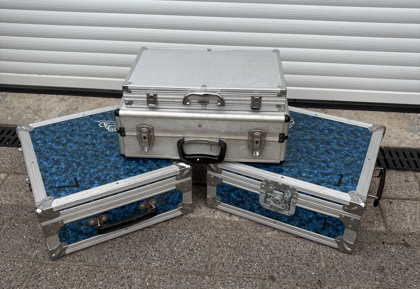 Four Aluminum Carry Cases / Flight Cases