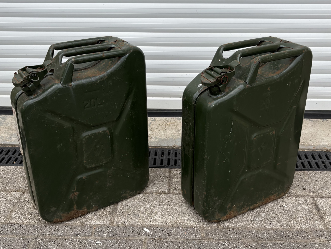 Two 20 litre Jerry Cans