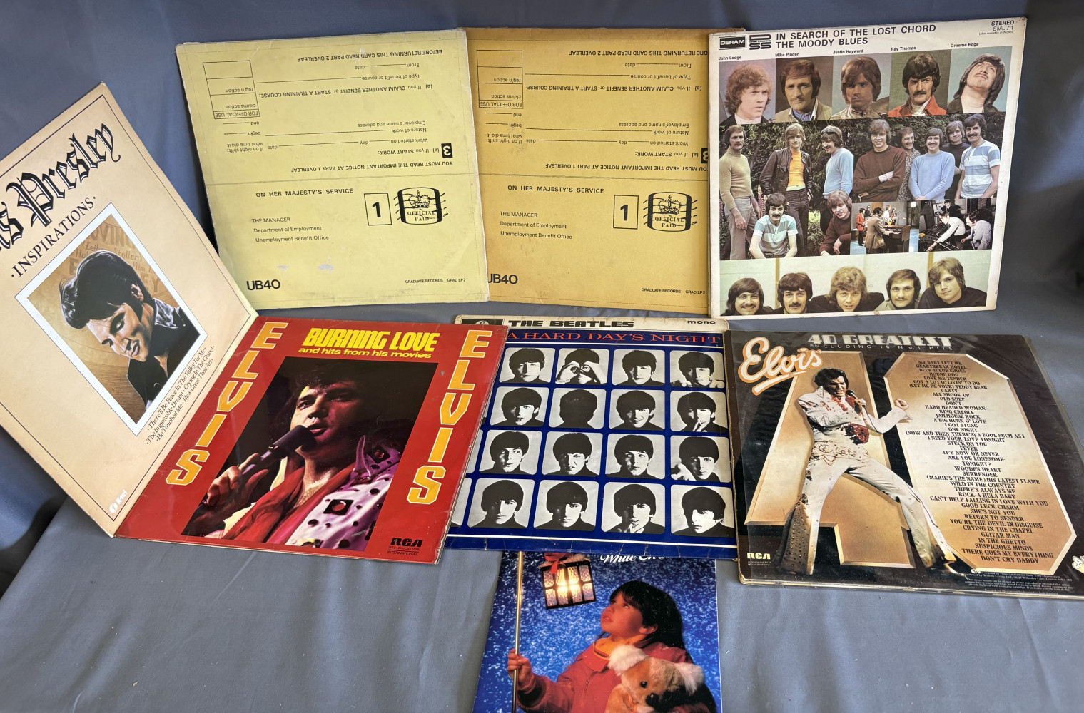 Beatles Hard Days Night, ELVIS, UB40 and others