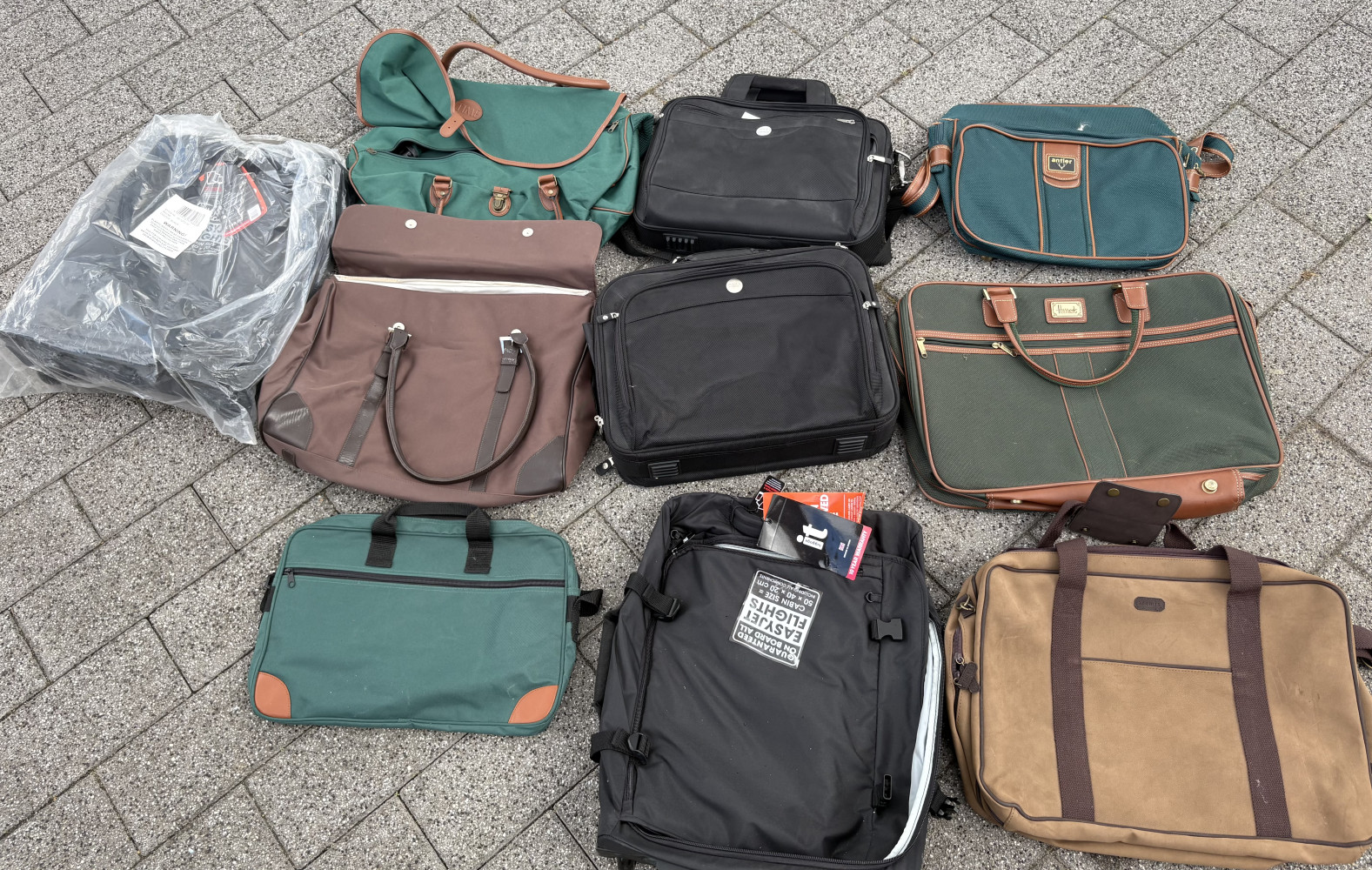 Mixed luggage bags including brand new IT bags, Harrods bags amongst others