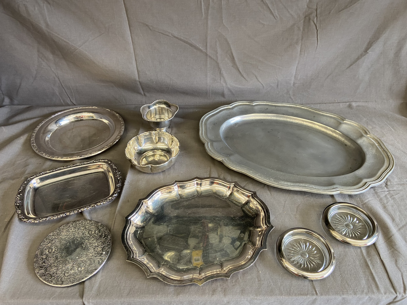 Mixed lot of quality silver plate