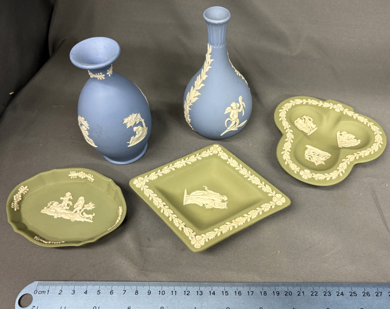 Five pieces of  Wedgwood Jasperware