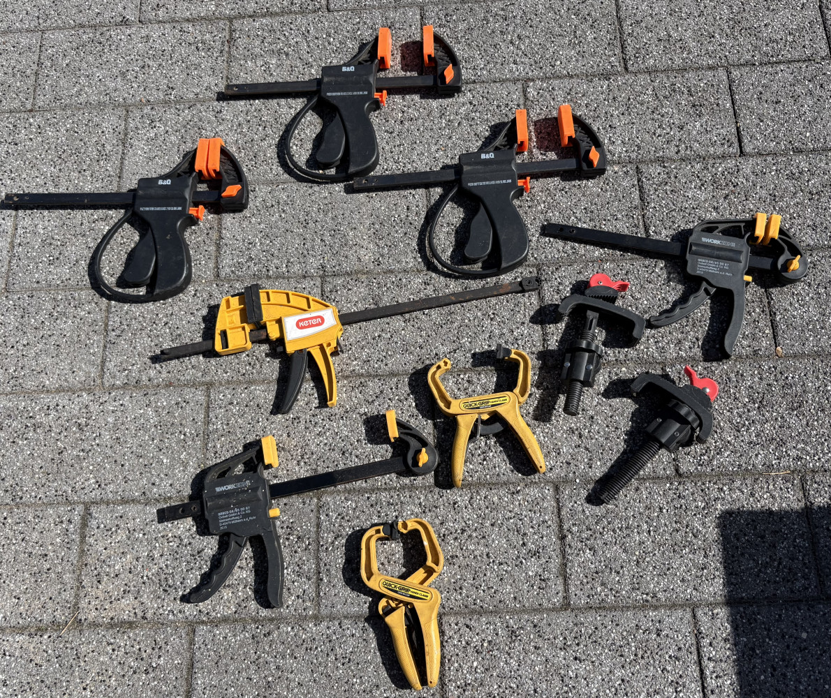 Box of clamps