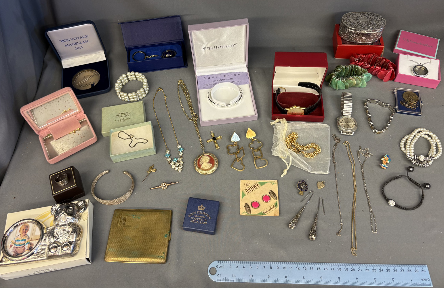 Large collection of mixed costume jewellery some boxed and other decorative items