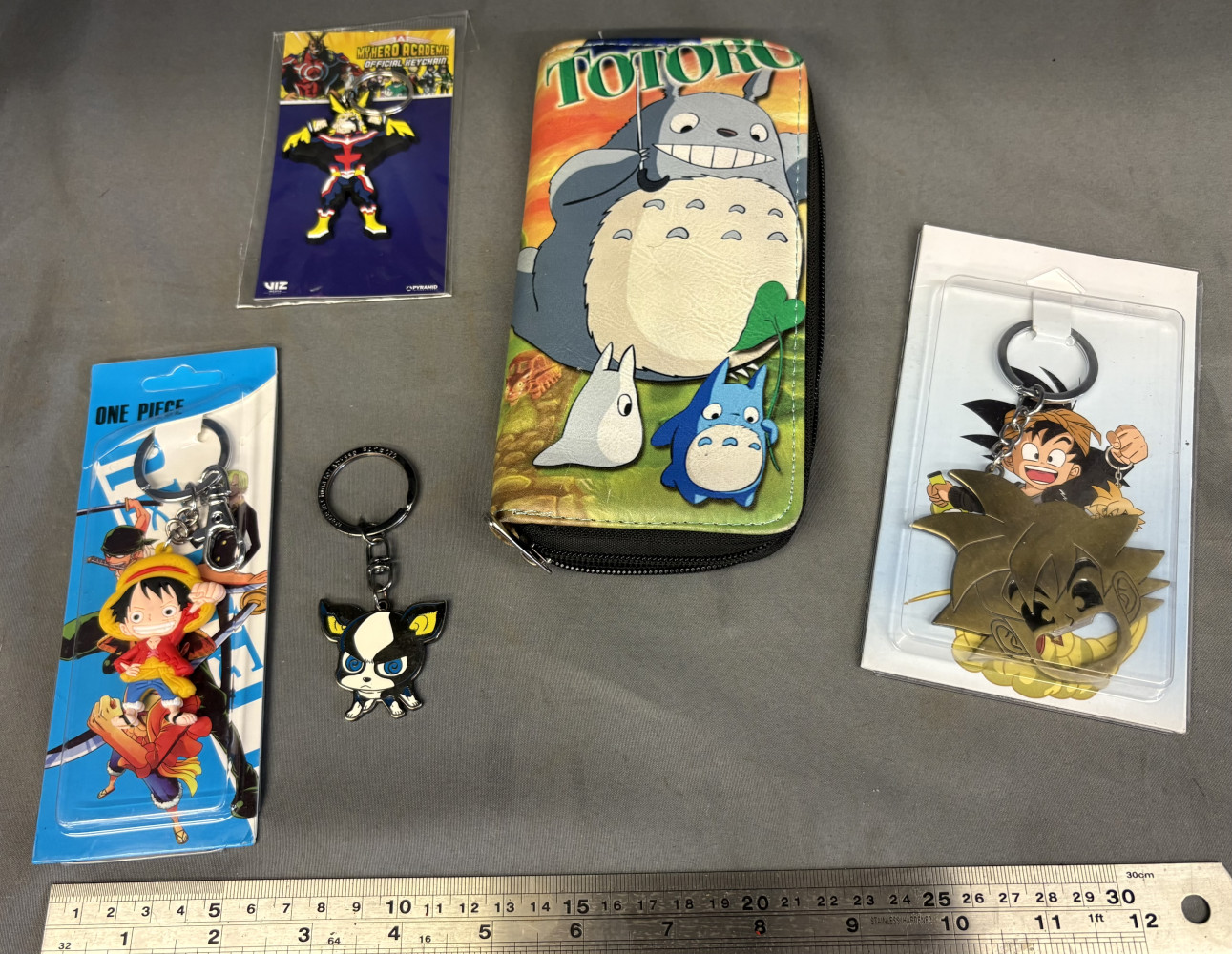 Anime Collectables, zip-around cartoon wallet featuring My Neighbor Totoro artwork