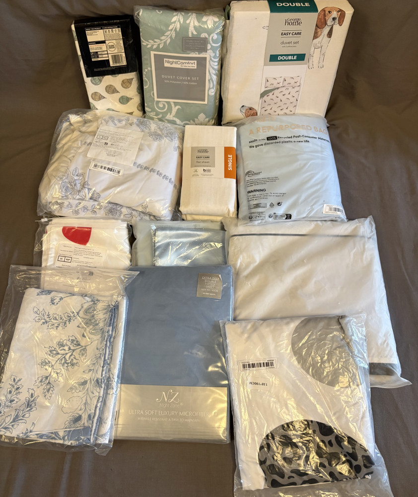 Brand new Mixed bedding items
