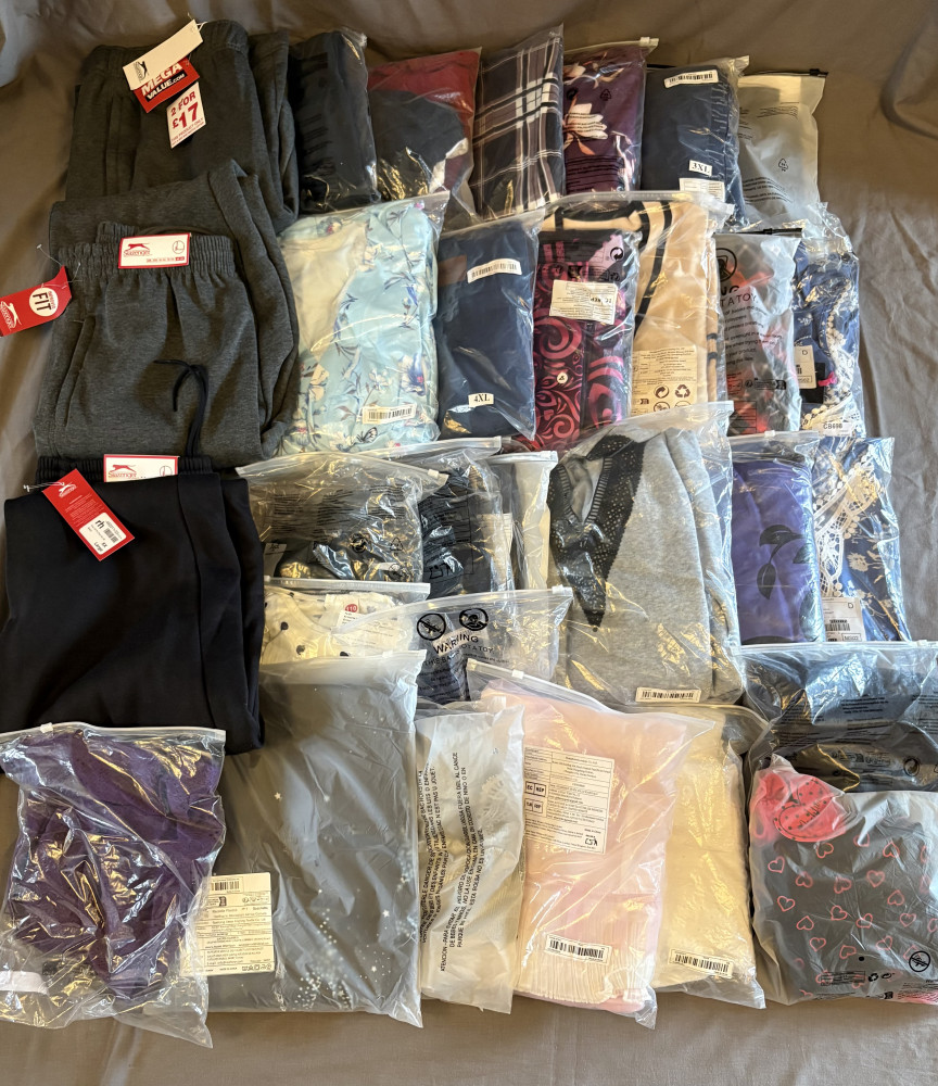 Large lot of new mixed clothes great resale lot