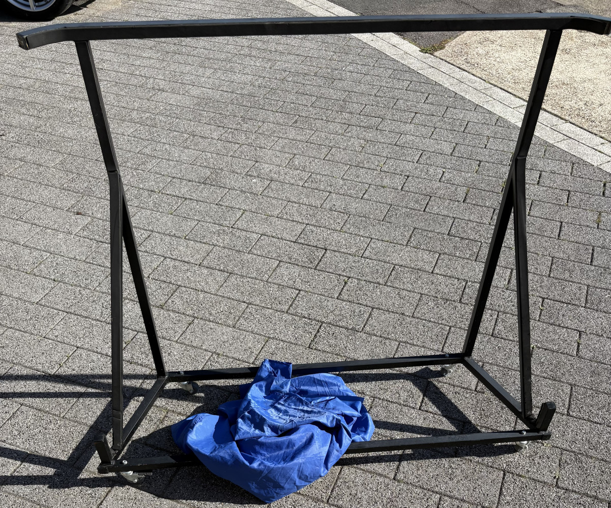 Mercedes 300SL convertible hard top roof stand with cover