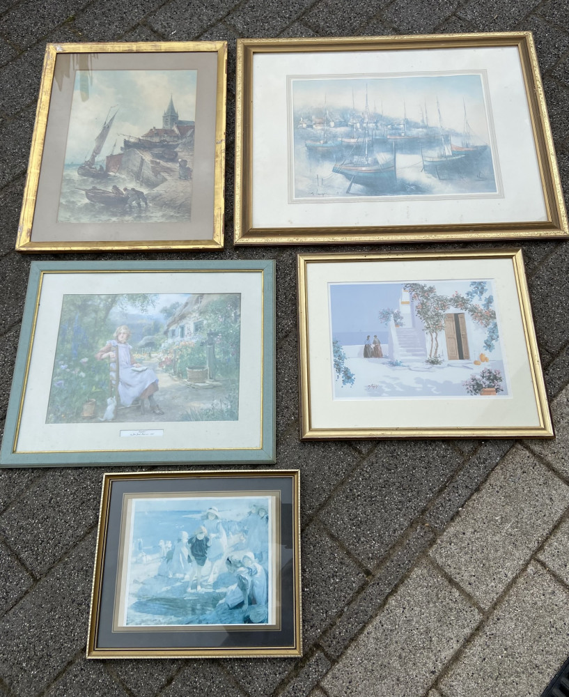 5 pictures of various landscapes