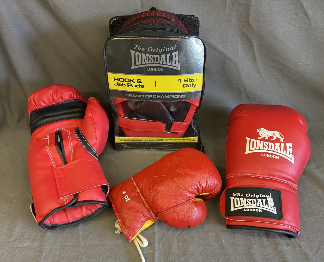 Boxing Gloves and Pads