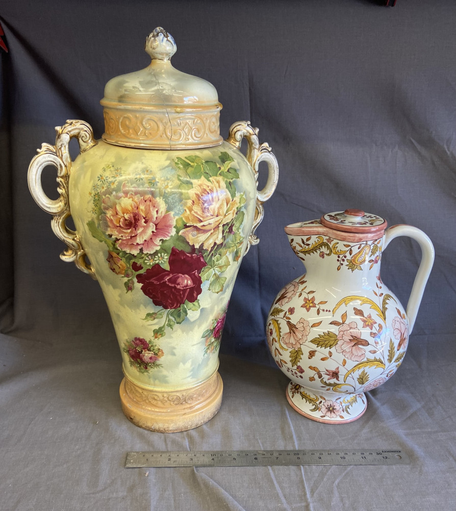 Large Pot Lid A/F and Jug