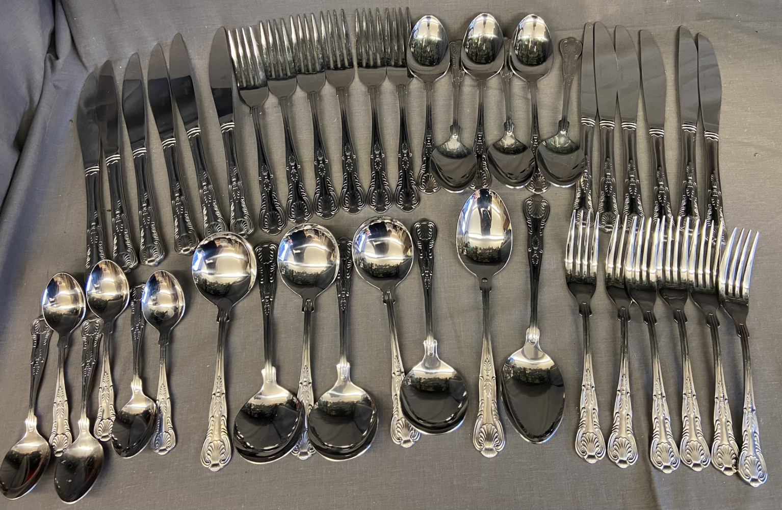 Set of 6 Viners Kings Cutlery set